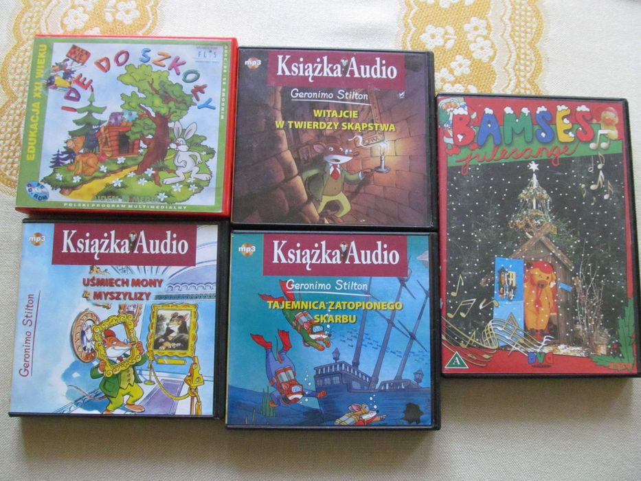 Idę do szkoły edukacja XXI wieku + 3 książki audio CD + film na DVD