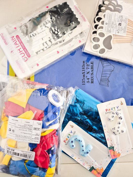 Lote decoração festa Paw Patrol