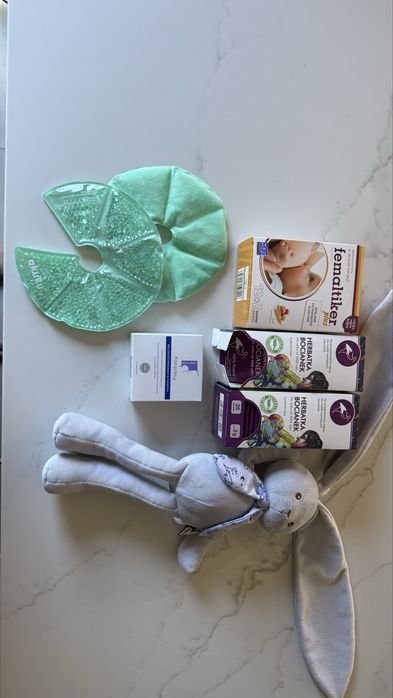 Zestaw dla mamy karmiącej / laktacyjny – Femaltiker 19 sztuk, herbatki, kompresy,