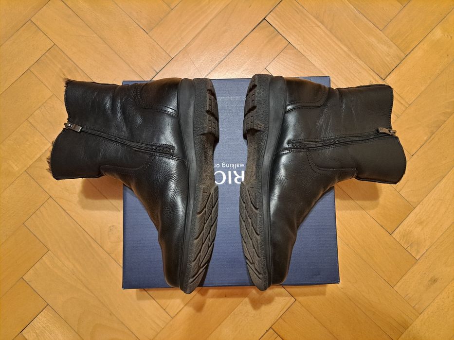 Ocieplane botki z prawdziwej skóry CAPRICE 40