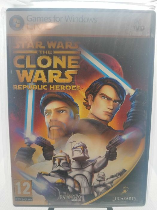 Star Wars The Clone Wars Republic Heroes PC DVD Selado Novo