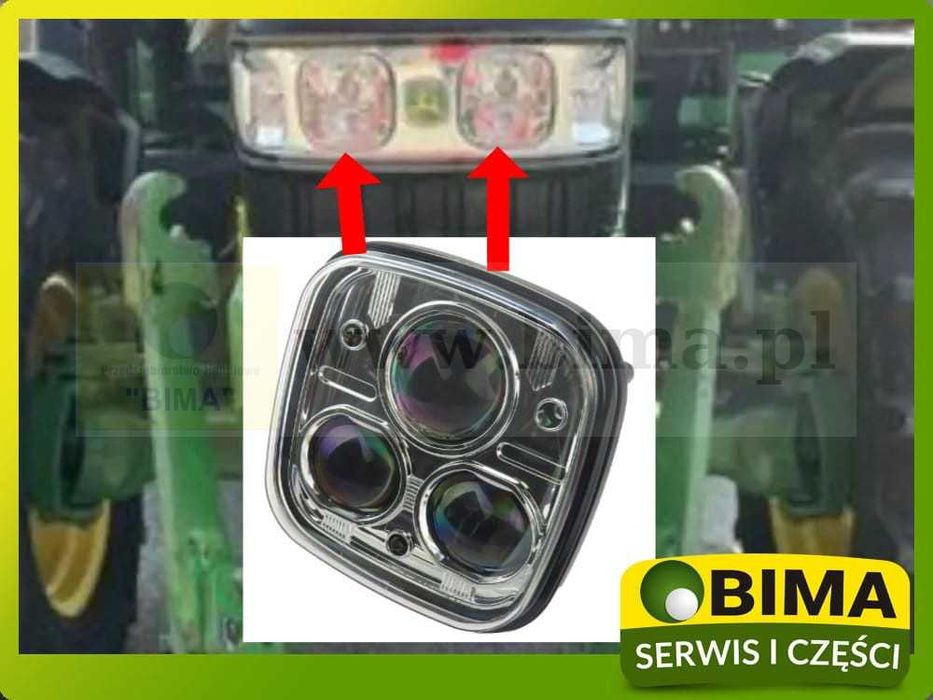 Lampa LED John Deere 6230~6430~6530~6534~6630~6830~6930~7430~7530 mija