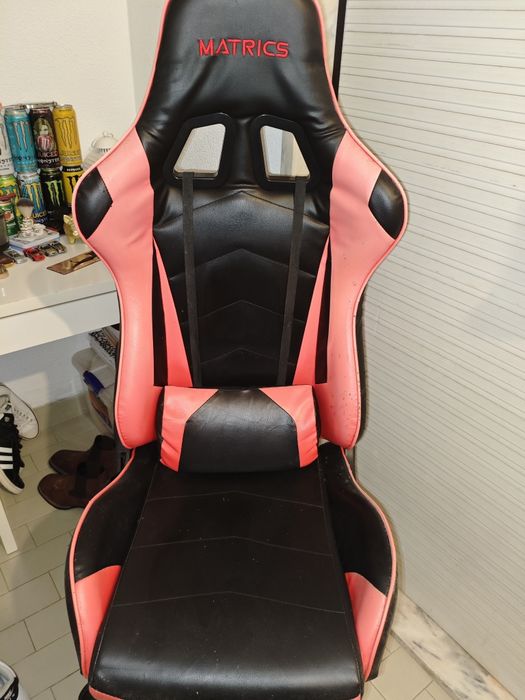 Cadeira Gamer Matrics vermelha