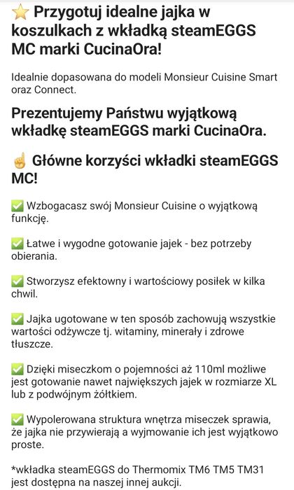 NOWY Steam eggs lidlomix
