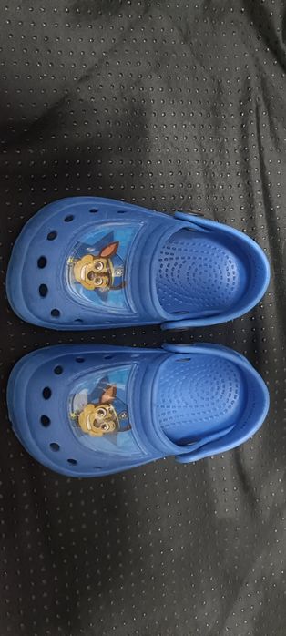 Klapki typu crocs rozm. 22/23 psi patrol/ klapki dziecięce