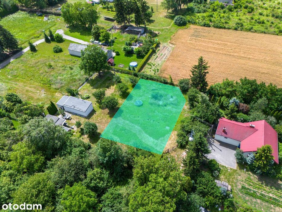 Działka budowlana, 801m² , spokojna okolica, ul. Paprociowa