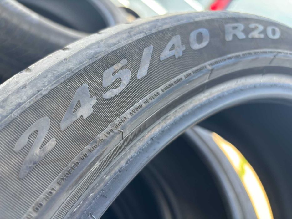245-40-R20 RFT PIRELLI PZERO одна 1 штука летней  резины GERMANY 2022