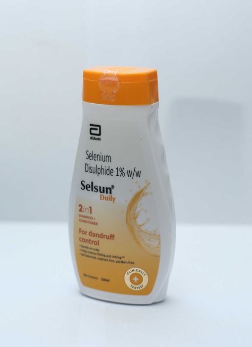 Selsun Daily 1% Abbott Szampon Przeciwłupieżowy Codzienny 2w1 120ml