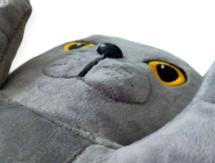 Великий кіт батон 75см, Іграшка кіт обіймашка, Кіт батон