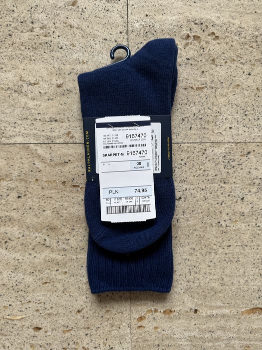 Niebieskie Skarpetki Polo Ralph Lauren