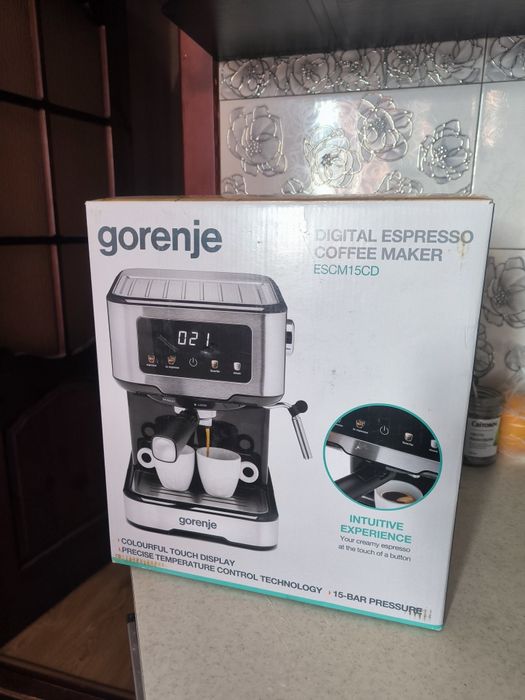 Нова Кавоварка ріжкова Gorenje ESCM15CD