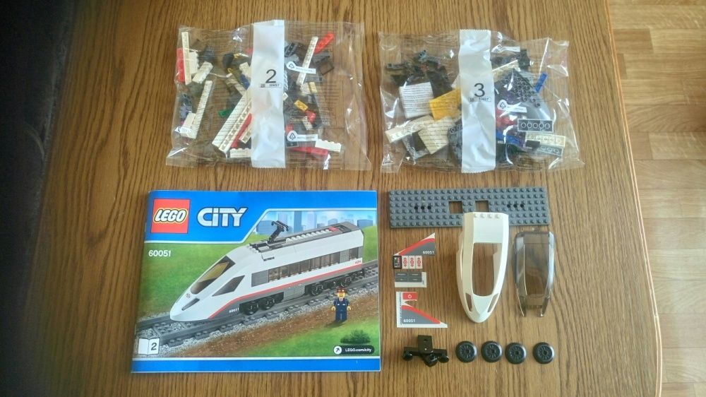 Klocki lego lokomotywa 60051