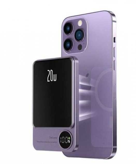 УМБ повербанк PowerBank Q9 10000 mAh 20W (MagSafe) Iphone / Samsung