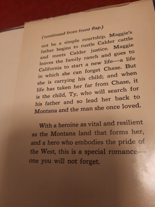 This calder sky Janet Dailey 1981 USA