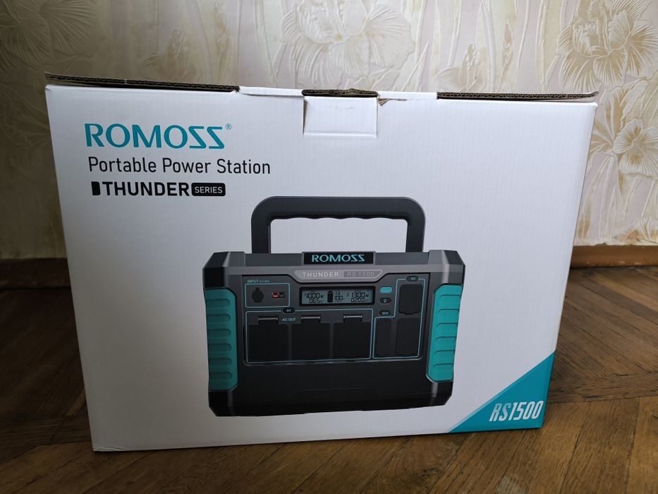 Зарядна станція Romoss RS1500 (RS1500-2B2-G153H)

Зарядна станція Romo