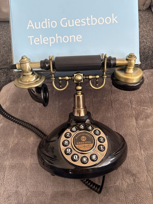 Retro Audio Księga Gości / Telefon Życzeń (Ślub, Wesele, Urodziny) – Nowy!