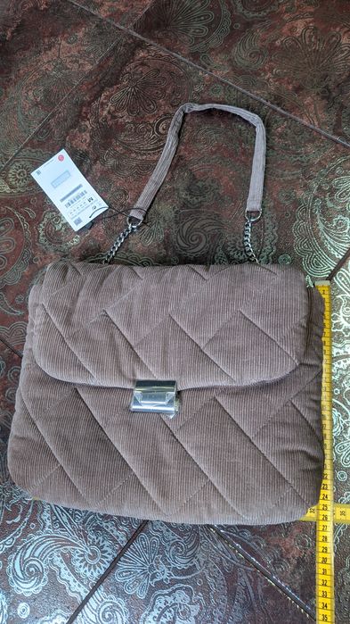 Вельветовая сумка Zara
