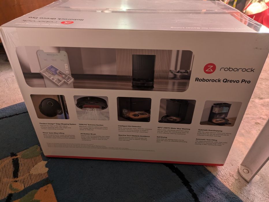 Aspirador Roborock Qrevo Pro • Novo e selado