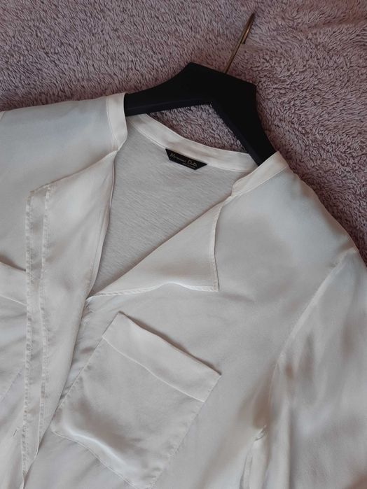 Kremowa bluzka Massimo Dutti