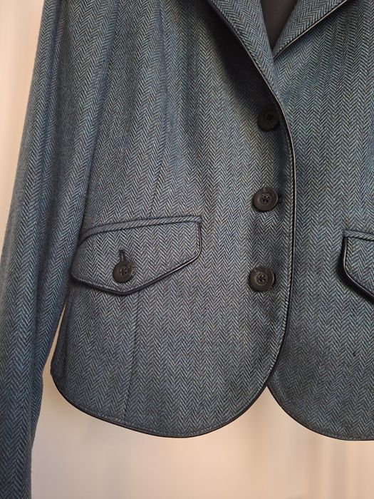 Sisley żakiet wełna wiskoza 36 idealny stan