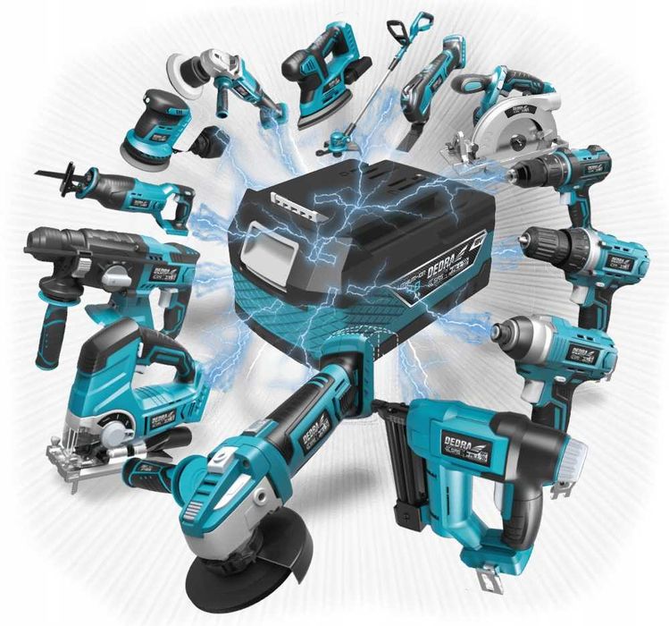 PODKASZARKA akumulatorowa kosa 18V  20 x ostrza 240mm bateria 2Ah