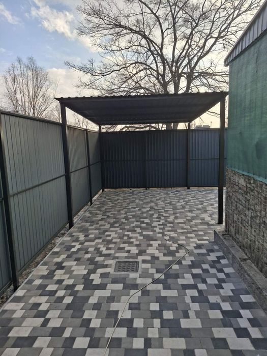 Изготовление забора из профнастила, беседка, навес, ворота и калитка