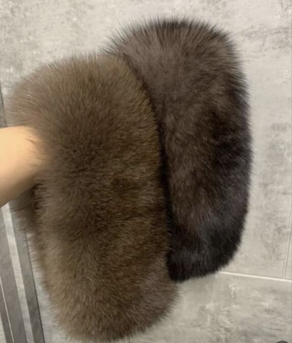 Хутряна повʼязка мехова повязка зимова повʼязка шапка пушиста повʼязка