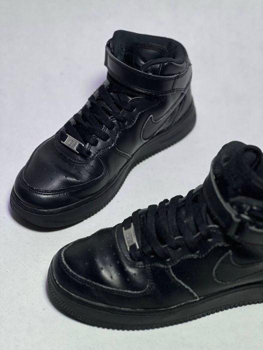 Nike Air Forse 1 mid black, оригинал