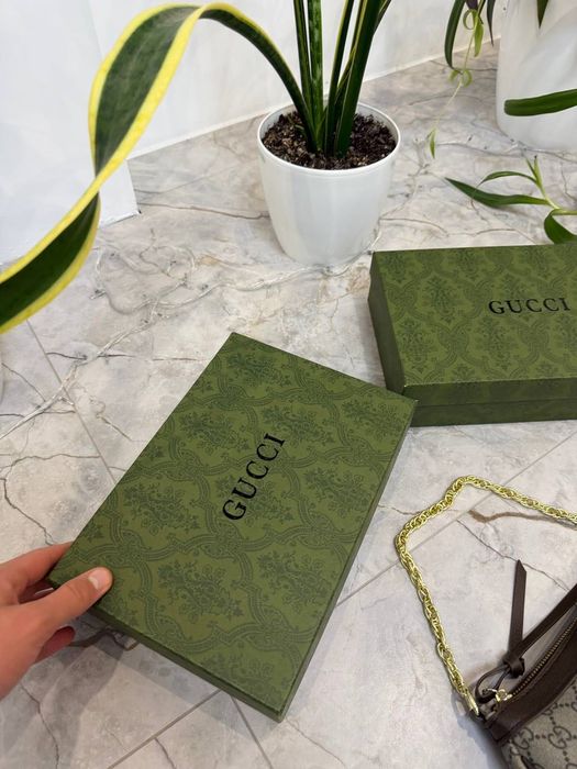 Жіноча сумка Gucci, бежевий монограм