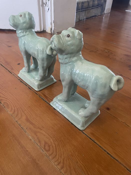 2 figuras de porcelana chinesa