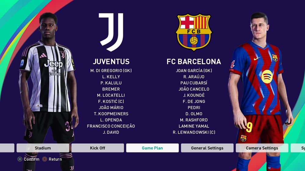 Patch do gry PES 2021 PS4/PS5 Sezon 25/26 Zima