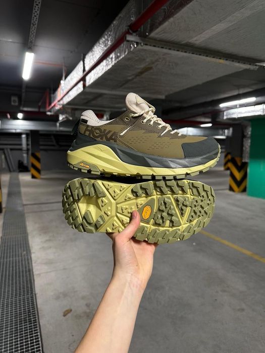 ГОРТЕКС! Hoka One M Kaha 2 Low GTX Sneaker Fennel Eggnog Brown 41 42 43 44 45 хока коричневі