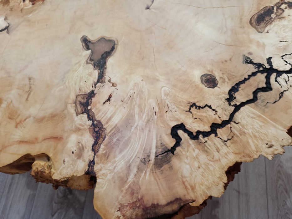 Stolik kawowy ława stół drewno naturalne klon loft