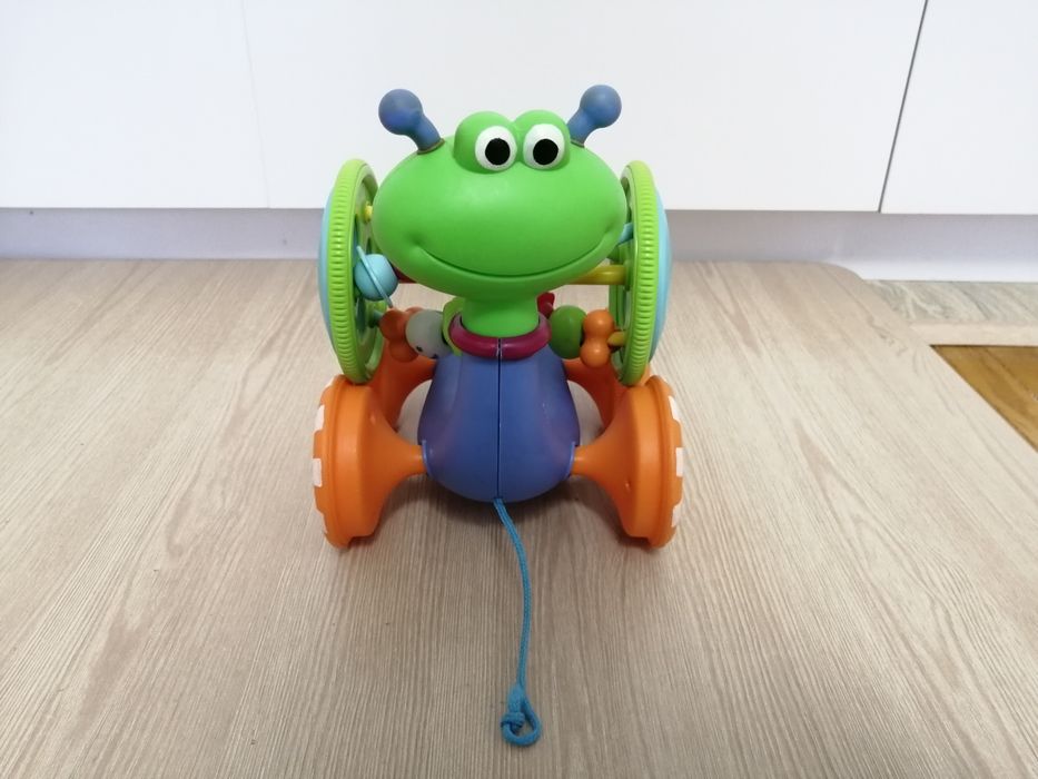 Развивающая музыкальная игрушка, каталка + пальчиковый лабиринт Улитка