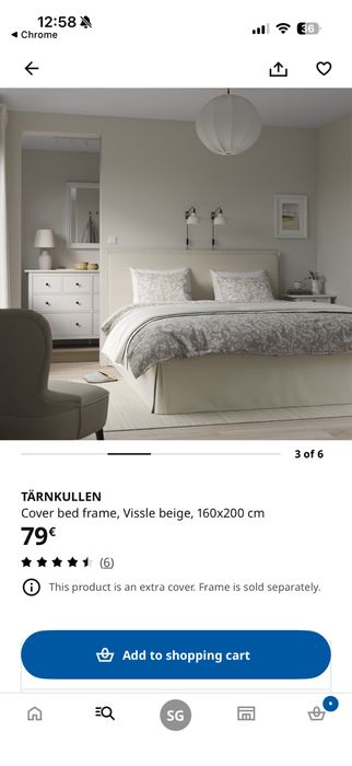 Cama com arrumação 160x200cm sklum com estrado incluído