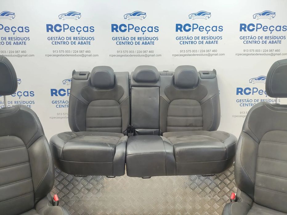 Conjunto Bancos Pele Alcantra Frente Frontais Tras Traseiros Citroen DS DS5 Sport 2011 a 2018