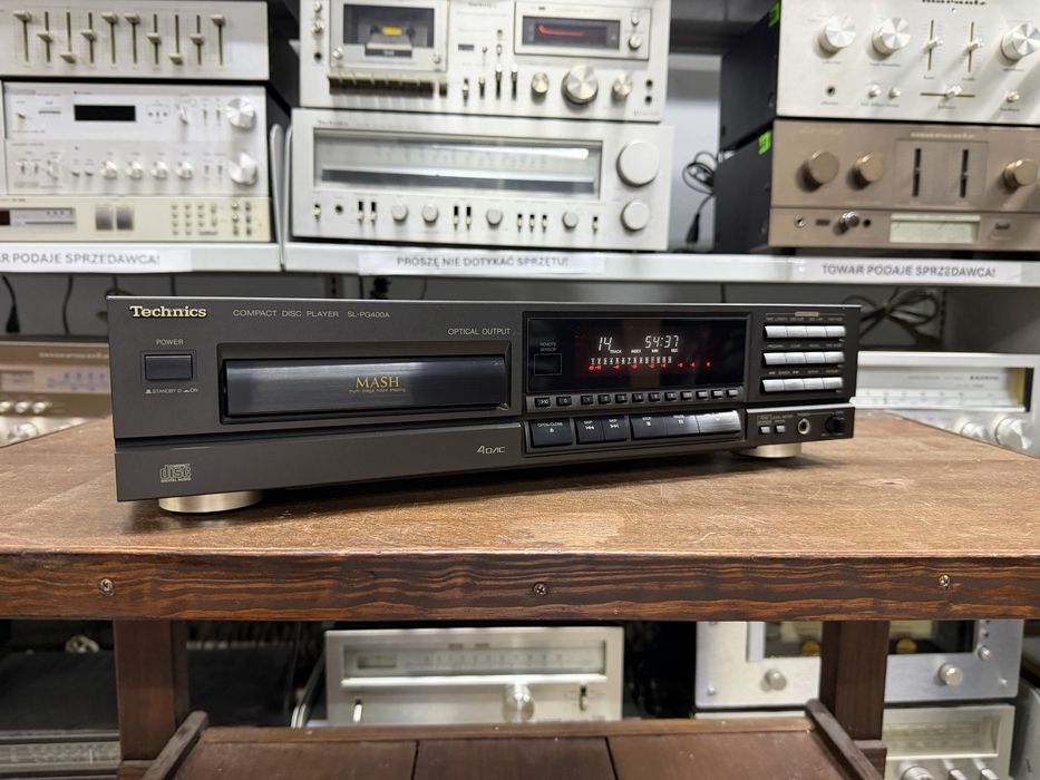 ‼️ Technics SL-PG400A – Odtwarzacz CD Hi-Fi z Przetwornikiem MASH, Systemem Digital Servo i Wysoką Jakością Odtwarzania | Audio Room