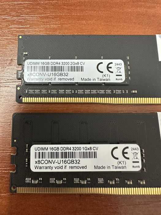 оперативная память ddr4 32gb 2х16 - купити комп'ютери та