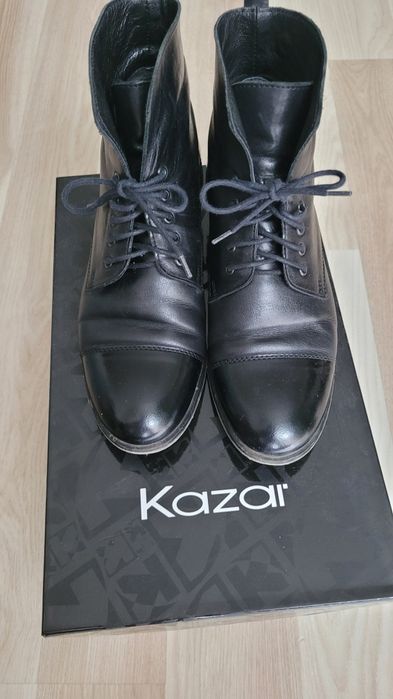 Botki skóra naturalna Kazar 37
