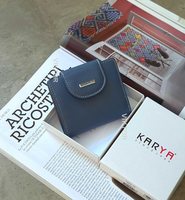 Кожаный женский кошелек KARYA 1052. Турция. Шкіряний гаманець