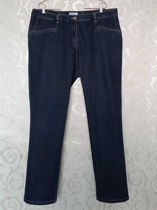 р 24-26 /  52-54 / 58-60-62 сині джинси штани довгі прямі великі батал