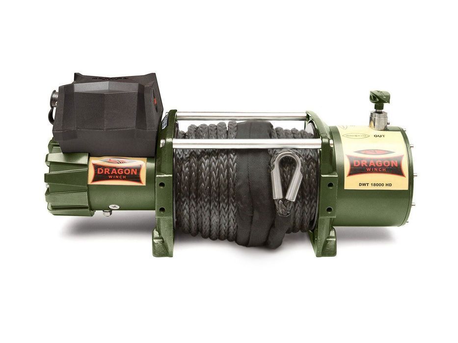 Wyciągarka Dragon Winch Truck 8,2T DWT 18000 HD lina syntetyczna 24V