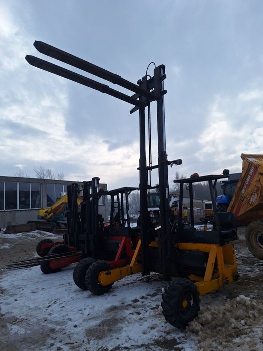 Wózek widłowy terenowy 3x3 blokada podwieszany Kooi Aap