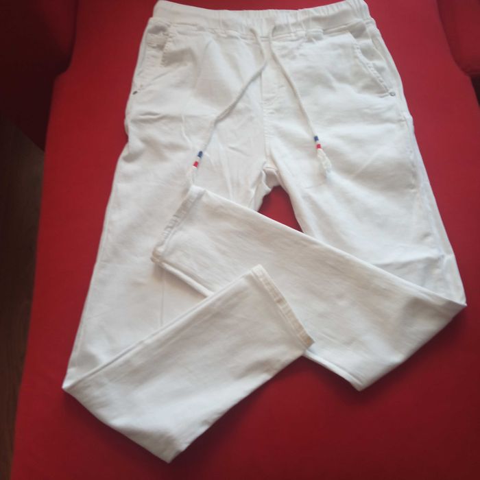 spodnie damskie białe