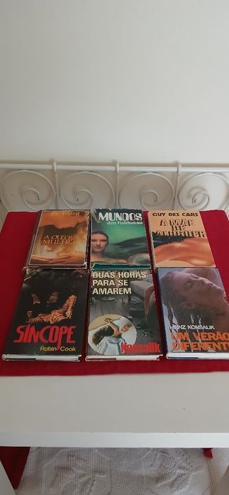 6 livros dos anos 80 - Círculo de Leitores