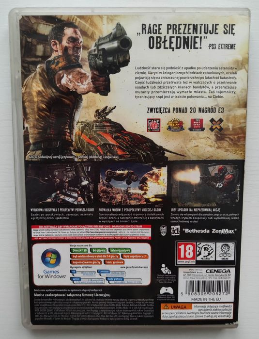 Gra Rage PL PC komputer