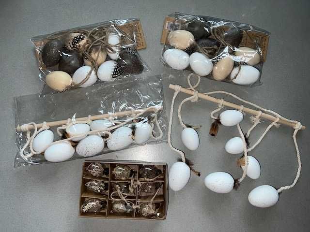 WIELKANOC mega zestaw ozdób na Święta Wielkanocne 121 szt.