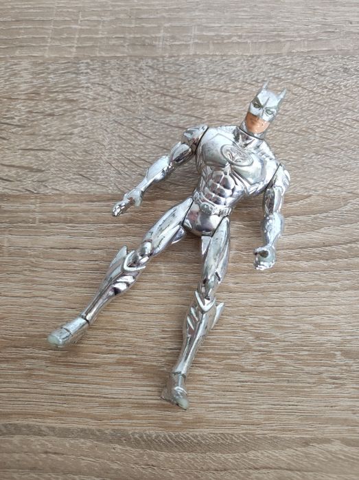 Figurka Kolekcjonerska Vintage Batman z 1996r. Chrom Srebra
