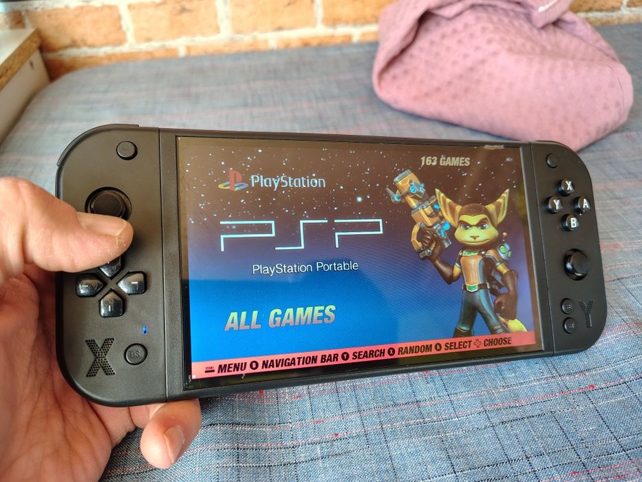 RetroStationPortable 128Gb,  7" IPS екран з іграми 2026