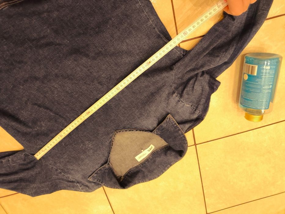 Bluzka koszula jeansowa jak kurtka Zara 42 XL